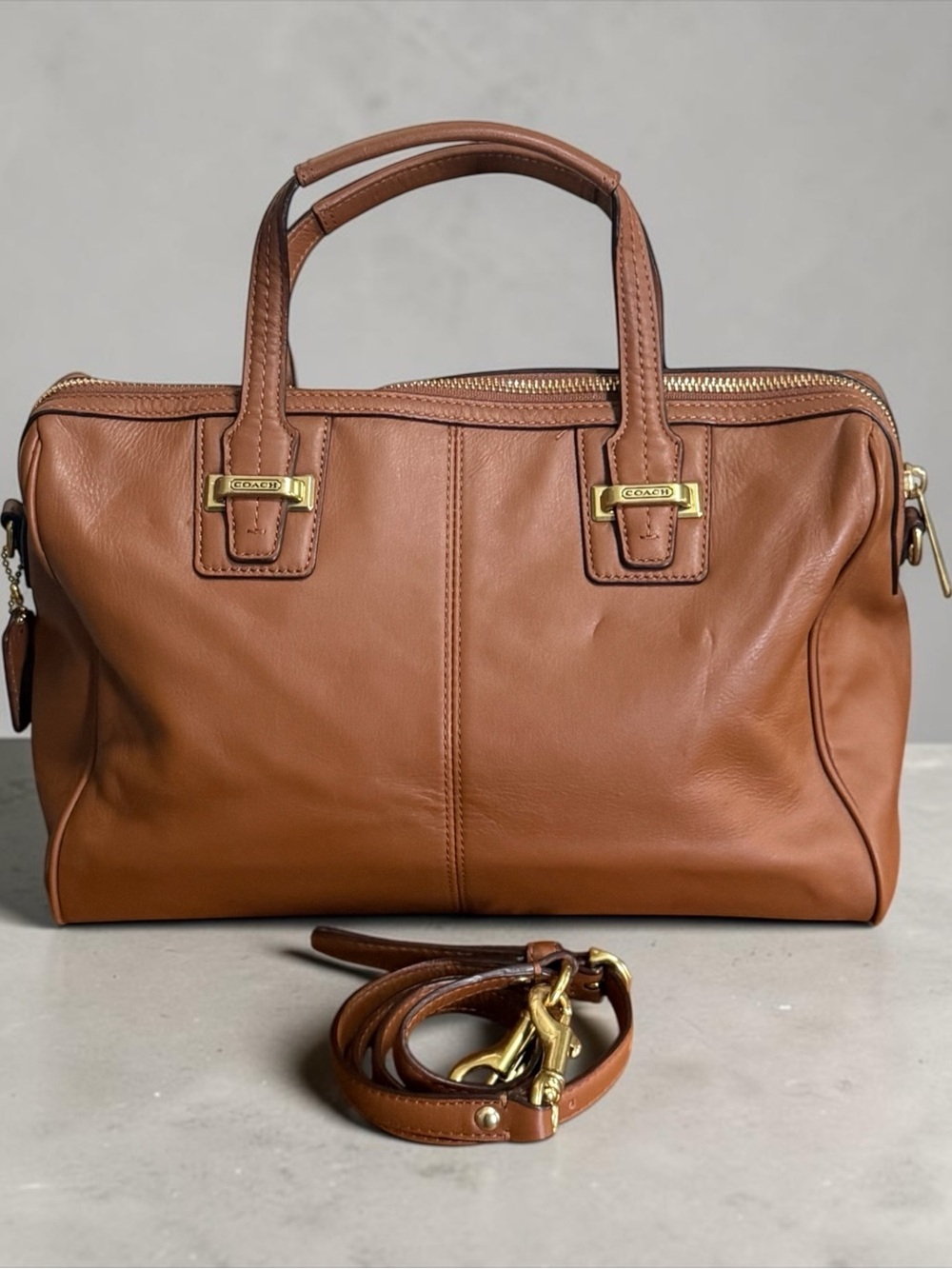 Authentic Coach Legacy Mini Tanner Leather Satchel Shoulder Crossbody! EUC!! - Picture 4 of 16
